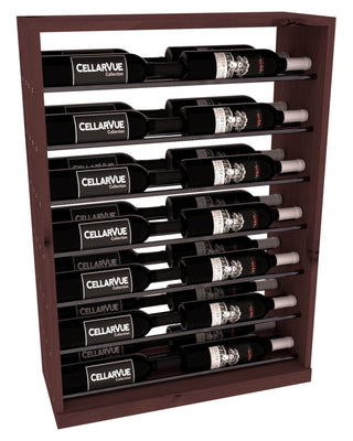 Elementcollection 26 Horizontal Base Display Gunmetal Rail Walnut Stained