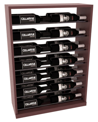 Elementcollection 26 Horizontal Base Display Gunmetal Rail Walnut Stained