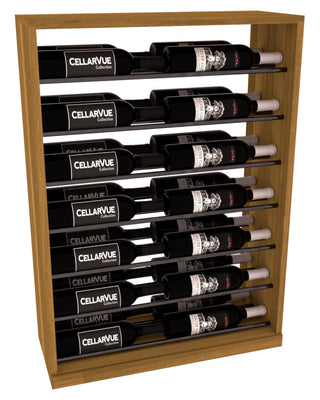 Elementcollection 26 Horizontal Base Display Gunmetal Rail Oak Stained