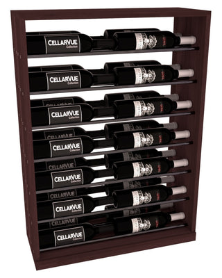 Elementcollection 26 Horizontal Base Display Gunmetal Rail Walnut Stained
