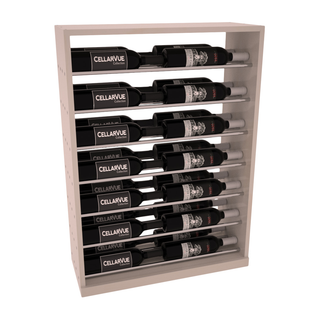 Elementcollection 26 Horizontal Base Metal Wine Display Oak Stained