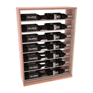 Elementcollection 26 Horizontal Base Display Black Metal Rail Oak Stained