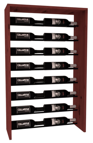 Elementcollection 26 Horizontal Top Display Black Metal Rail Cherry Stained