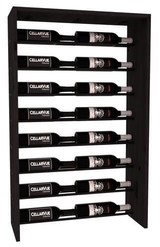 Elementcollection 26 Horizontal Top Display Black Metal Rail Black Stained