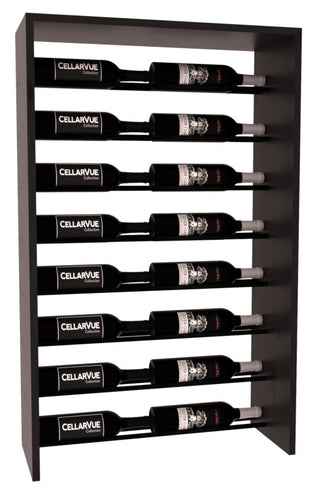 Elementcollection 26 Horizontal Top Display Black Metal Rail Black Stained