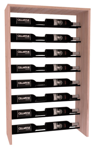 Elementcollection 26 Horizontal Top Display Black Metal Rail Oak Stained