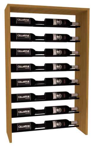 Elementcollection 26 Horizontal Top Display Black Metal Rail Cherry Stained