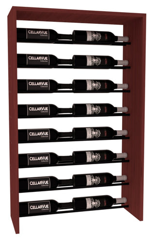 Elementcollection 26 Horizontal Top Display Black Metal Rail Walnut Stained