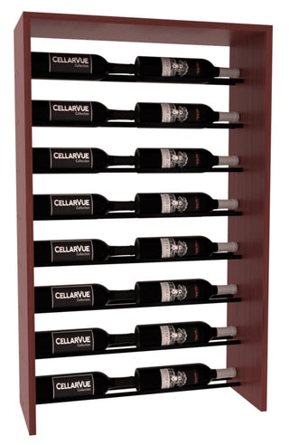 Elementcollection 26 Horizontal Top Display Black Metal Rail Walnut Stained
