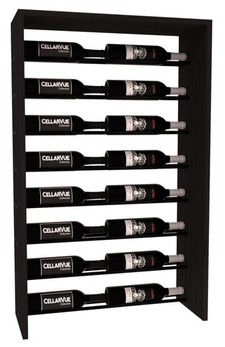 Elementcollection 26 Horizontal Top Display Black Metal Rail Greywash Stained