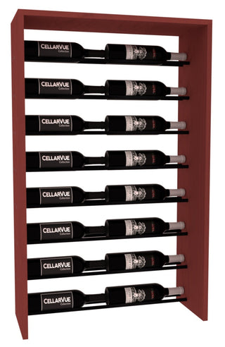 Elementcollection 26 Horizontal Top Display Black Metal Rail Cherry Stained