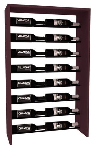 Elementcollection 26 Horizontal Top Display Black Metal Rail Walnut Stained