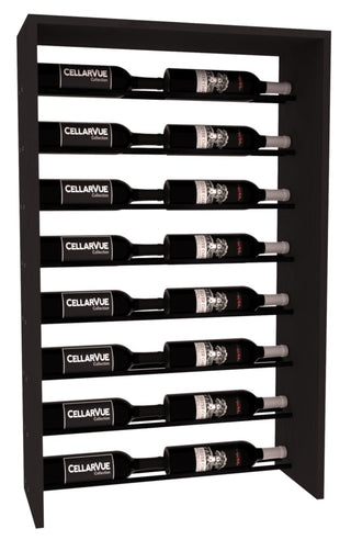 Elementcollection 26 Horizontal Top Display Black Metal Rail Black Stained