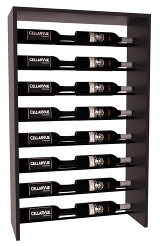 Elementcollection 26 Horizontal Top Display Black Metal Rail Black Stained