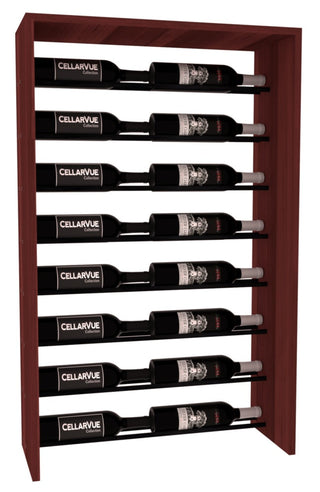 Elementcollection 26 Horizontal Top Display Black Metal Rail Cherry Stained