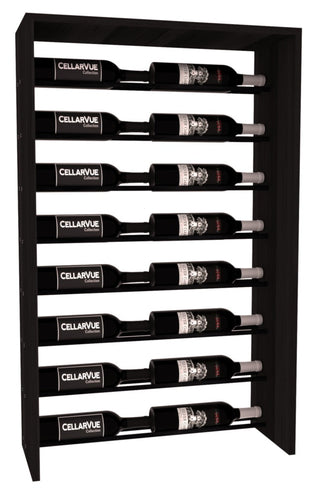 Elementcollection 26 Horizontal Top Display Black Metal Rail Black Stained