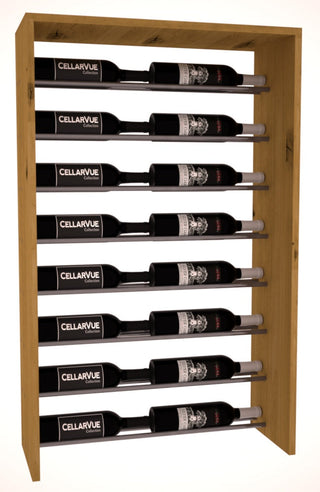 Elementcollection 26 Horizontal Top Display Gunmetal Rail Oak Stained