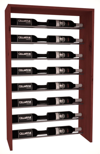 Elementcollection 26 Horizontal Top Display Gunmetal Rail Cherry Stained