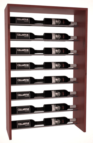Elementcollection 26 Horizontal Top Display Gunmetal Rail Cherry Stained