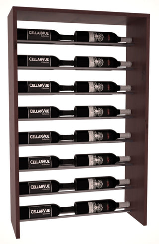 Elementcollection 26 Horizontal Top Display Gunmetal Rail Walnut Stained