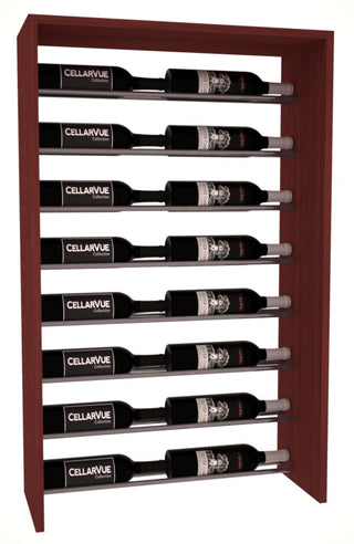 Elementcollection 26 Horizontal Top Display Gunmetal Rail Cherry Stained