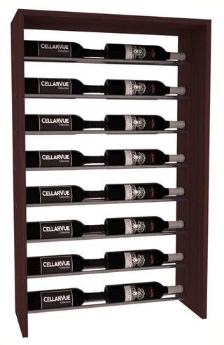 Elementcollection 26 Horizontal Top Display Gunmetal Rail Walnut Stained