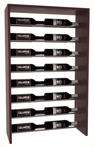 Elementcollection 26 Horizontal Top Display Gunmetal Rail Walnut Stained