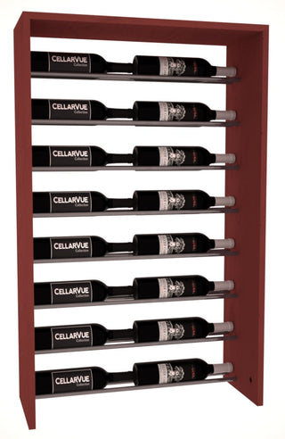 Elementcollection 26 Horizontal Top Display Gunmetal Rail Cherry Stained