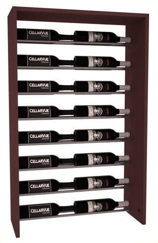 Elementcollection 26 Horizontal Top Display Gunmetal Rail Walnut Stained