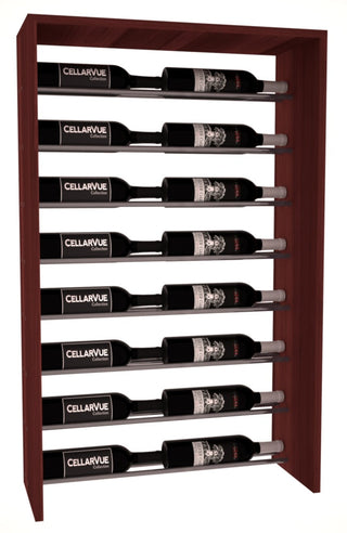 Elementcollection 26 Horizontal Top Display Gunmetal Rail Cherry Stained