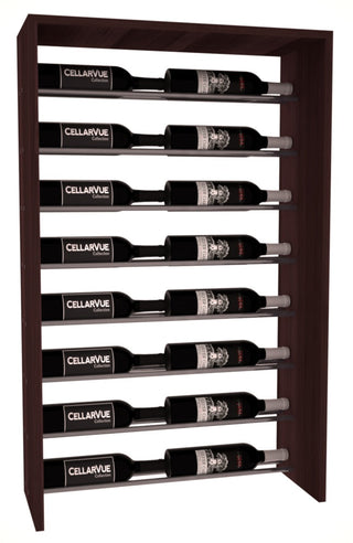 Elementcollection 26 Horizontal Top Display Gunmetal Rail Walnut Stained