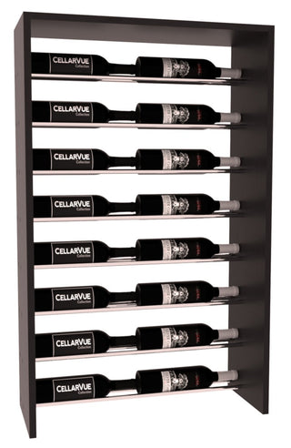 Elementcollection 26 Horizontal Top Wine Display Black Stained