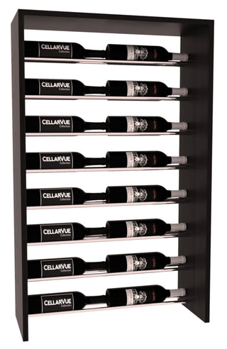Elementcollection 26 Horizontal Top Wine Display Black Stained