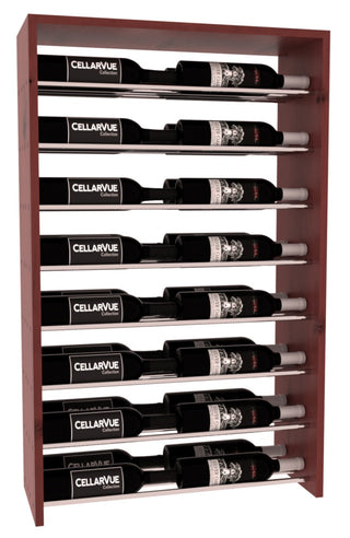 Elementcollection 26 Horizontal Double Deep Top Wine Display Black Stained