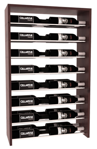 Elementcollection 26 Horizontal Double Deep Top Wine Display Greywash Stained