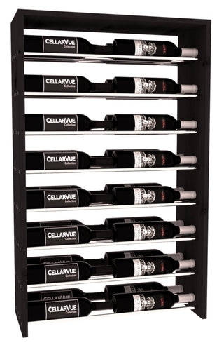 Elementcollection 26 Horizontal Double Deep Top Wine Display Greywash Stained