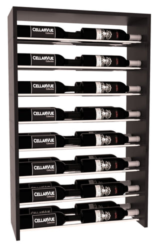 Elementcollection 26 Horizontal Double Deep Top Wine Display Unstained