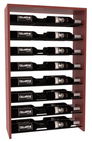 Elementcollection 26 Horizontal Double Deep Top Display Black Metal Rail Black Stained