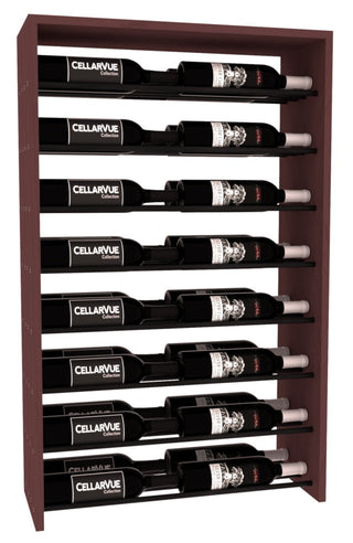 Elementcollection 26 Horizontal Double Deep Top Display Black Metal Rail Black Stained