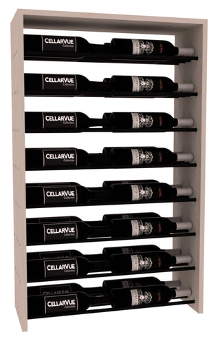 Elementcollection 26 Horizontal Double Deep Top Display Black Metal Rail Unstained