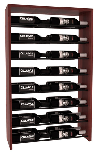 Elementcollection 26 Horizontal Double Deep Top Display Black Metal Rail Black Stained