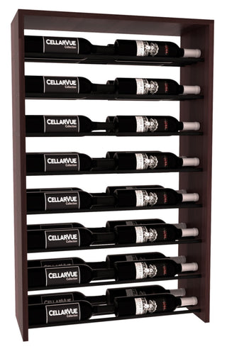 Elementcollection 26 Horizontal Double Deep Top Display Black Metal Rail Greywash Stained