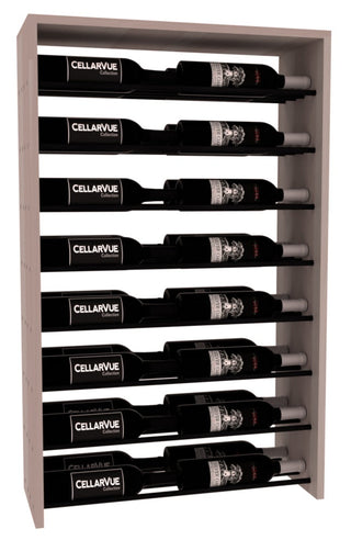 Elementcollection 26 Horizontal Double Deep Top Wine Display Unstained