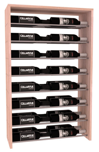 Elementcollection 26 Horizontal Double Deep Top Display Gunmetal Rail Oak Stained
