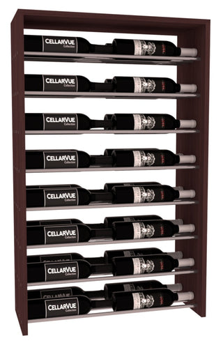 Elementcollection 26 Horizontal Double Deep Top Display Gunmetal Rail Black Stained