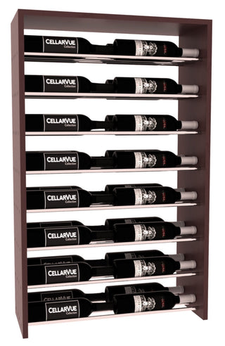 Elementcollection 26 Horizontal Double Deep Top Wine Display Greywash Stained
