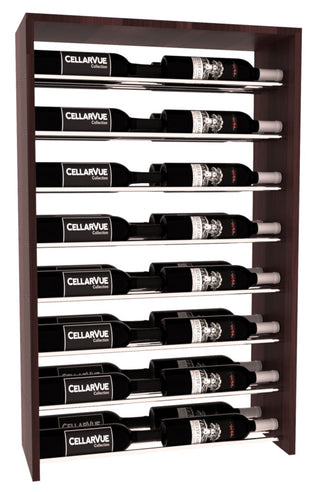 Elementcollection 26 Horizontal Double Deep Top Wine Display Greywash Stained