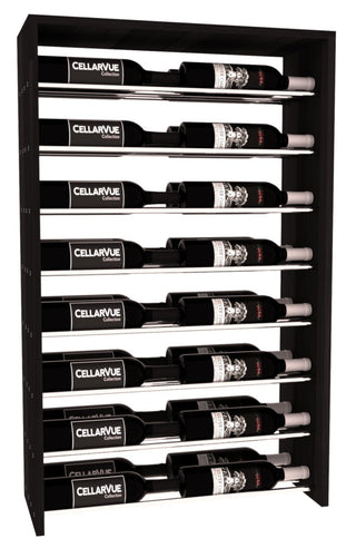 Elementcollection 26 Horizontal Double Deep Top Wine Display Greywash Stained