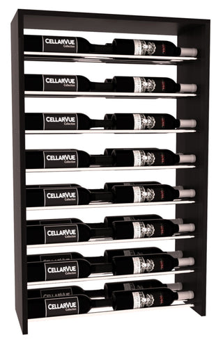 Elementcollection 26 Horizontal Double Deep Top Wine Display Unstained