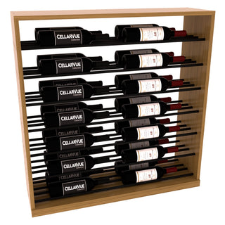 Elementcollection 35 Horizontal Base Display Black Metal Rail Oak Stained